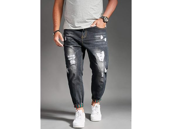 Chouyatou Men (34) Casual Style Tapered Leg Pants