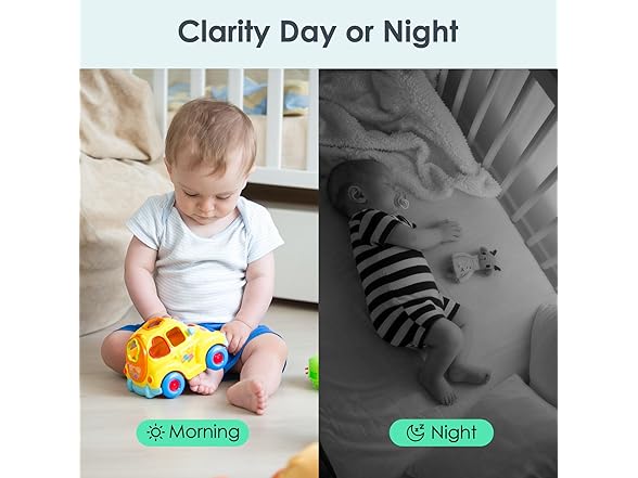 (2 Pack) YOTON Indoor Security Camera | 2.4GHz