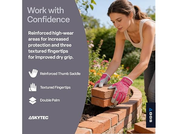 Skytec GGS 3-Pack of Gardening Gloves