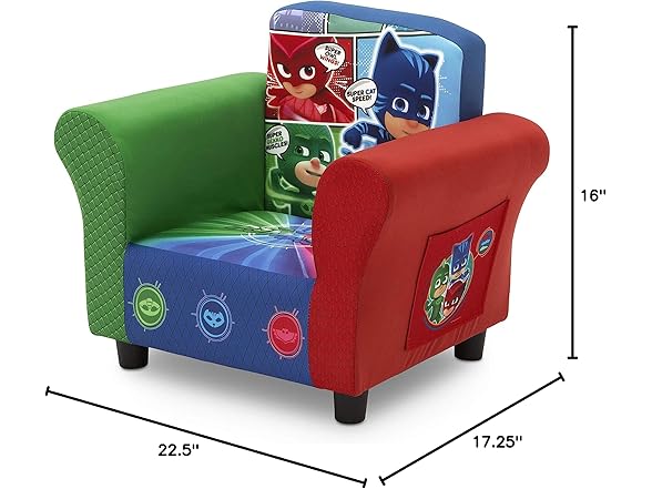 Delta Kids Upholstered Chair, Pj Masks