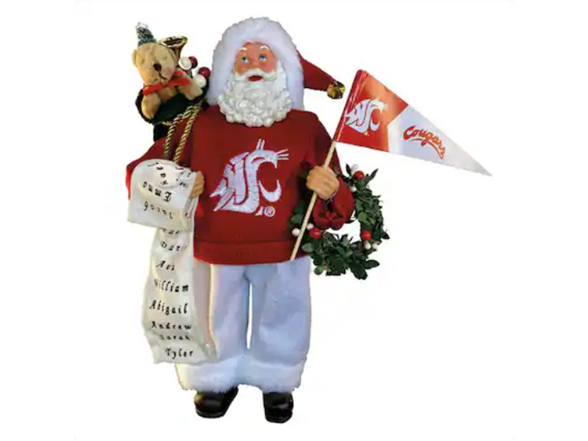 12" WSU Proud Santa