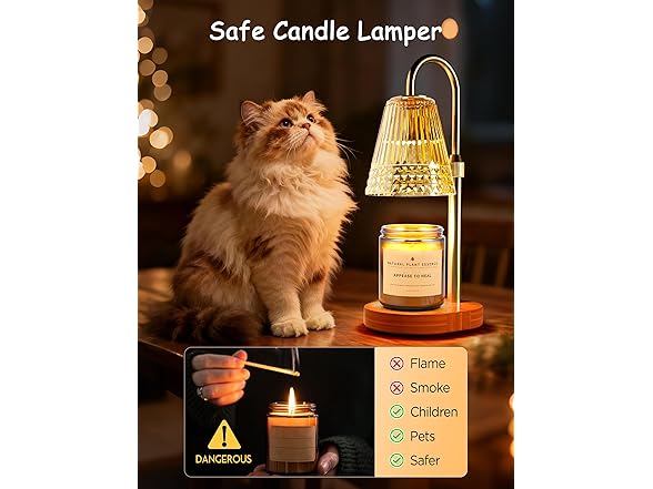 micieitie Candle Warmer Lamp with Timer and Dimmer