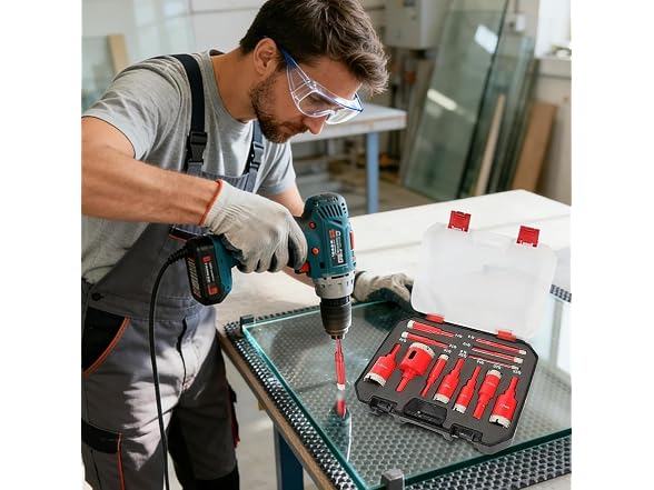 Generic AAP-Tool-404 12pc Diamond Tile Hole Saw Kit