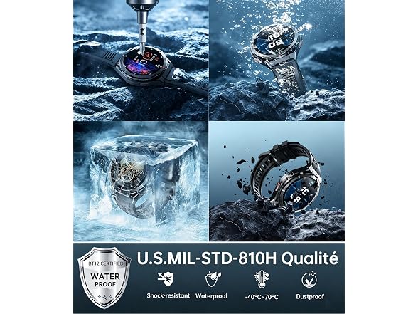 OUKITEL GPS and Bluetooth Military Smart Watch