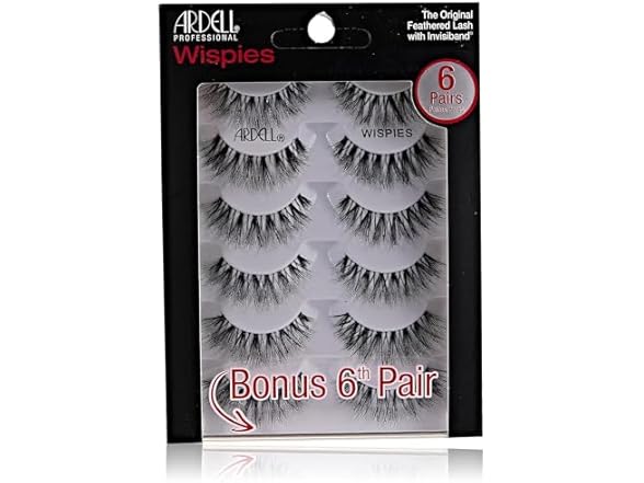 Ardell False Eyelashes Wispies Black