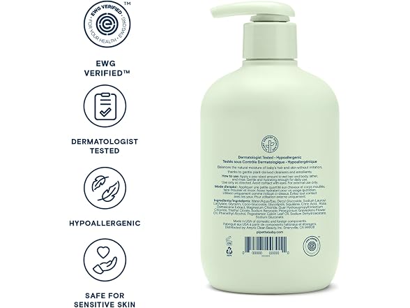Pipette Baby Shampoo and Body Wash Fra
