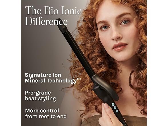 Bio Ionic Long Barrel Styler0.75 Inch Curling Iron