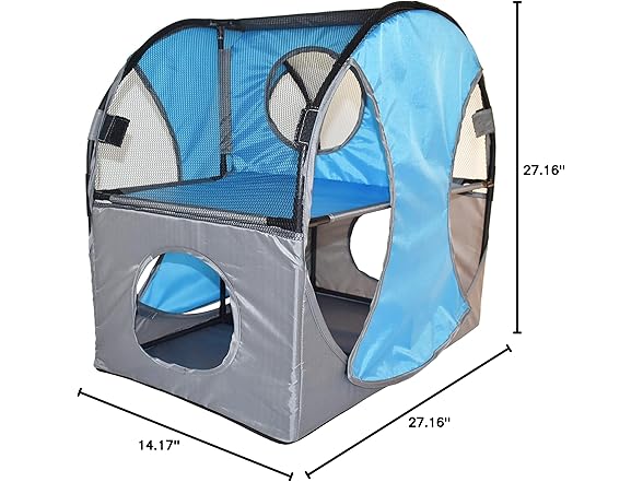 Pet Life ® Kitty-Play Portable House