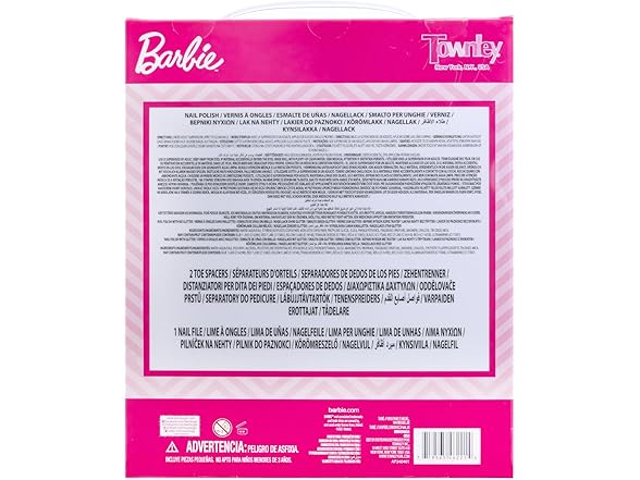 Barbie Movie 18 Piece Set Kids Nail Polish
