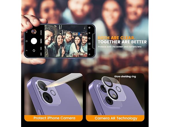EZ-GLAZ iPhone 12 Screen Protector Set