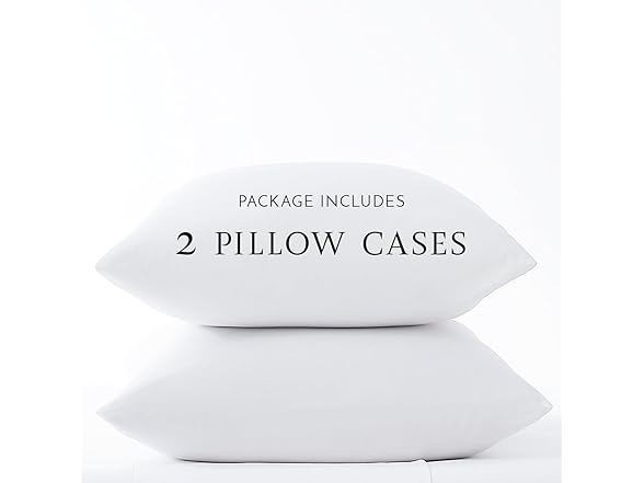 Linen Closet Cotton Percale King Pillowcases