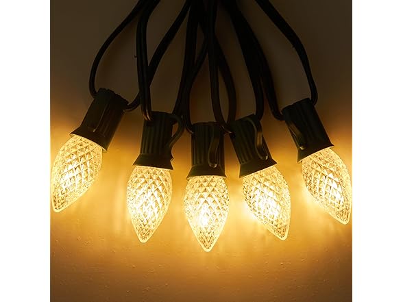 Brightown 25 Pack C7 Led Replacement Christmas Light Bulb