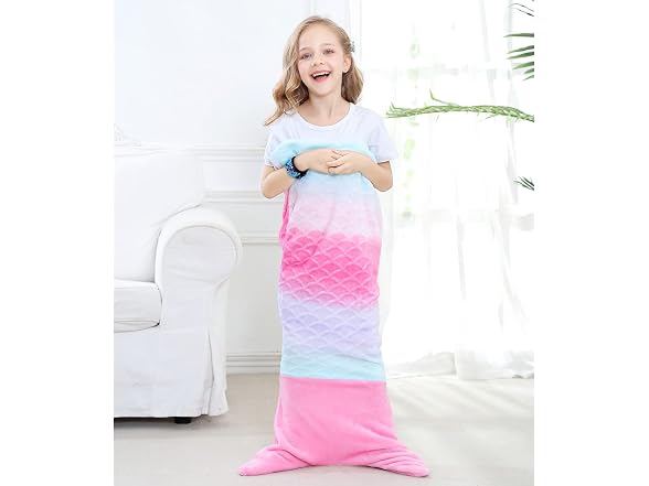 VHOME Kids Mermaid Blanket Gifts - Warm Living Ki