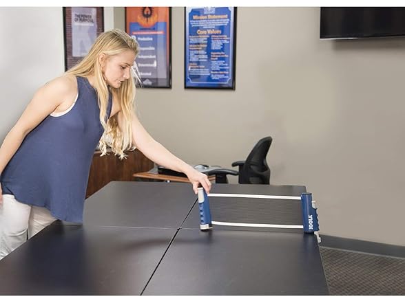 JOOLA Retractable Ping Pong Net for Any Table