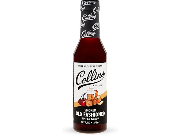 Collins Smoked Old Fashioned Cocktail Syrup