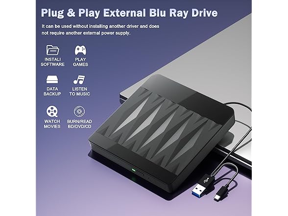 Taopjwr External Blu Ray Drive Support