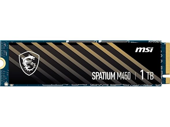 MSI SPATIUM 1TB PCI Express NVMe 4.0 x4 SSD
