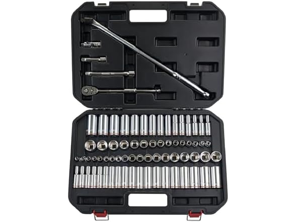 BLACK CANYON 73-Piece 3/8 Deep Socket Set