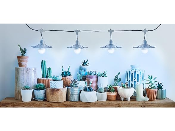 Grow Light 4-Socket Silver Blue 4KK