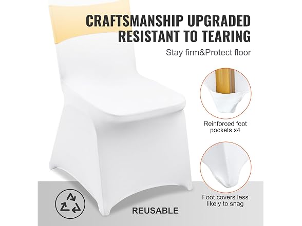 Stretch Spandex Folding Chair Covers