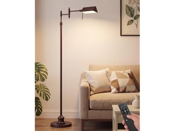 Bairth Oil-Rubbed Bronze Reading Floor Lamp