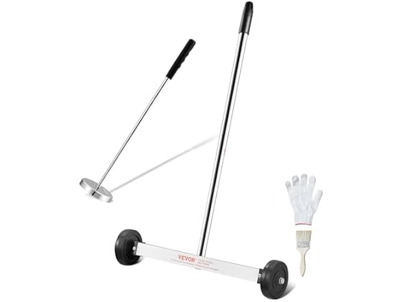 VEVOR 15-Inch Magnetic Sweeper with Wheels