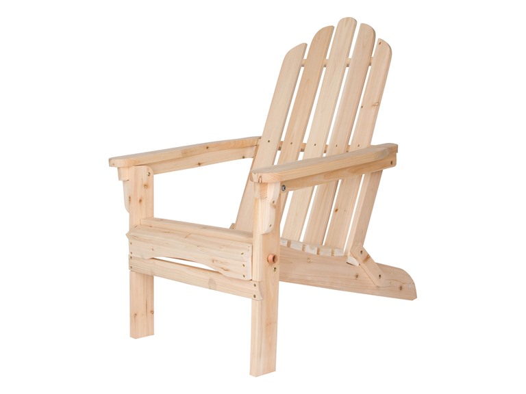 Shine Company 4658N Marina II Adirondack Chair Natural