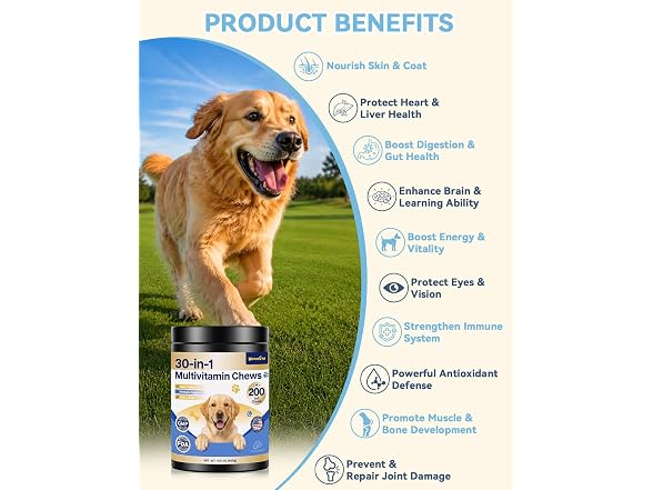 wonmore Dog Vitamins, Peanut Butter