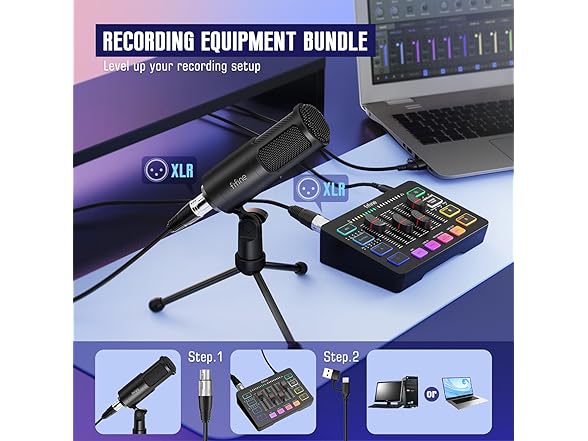 FIFINE Audio Streaming Equipment Bundle