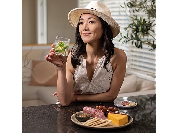 LEXA 12" Bamboo Round Serving Tray Set