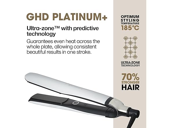 ghd Platinum+ Styler, 1" Flat Iron Hair Straightener