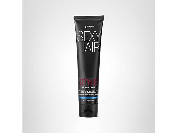 (2 Pack) Sexy Hair Ultra Curl Support Styling Creme-Gel, 5.1 oz