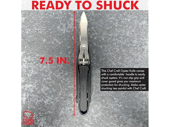 Chef Craft Safety Oyster Knife