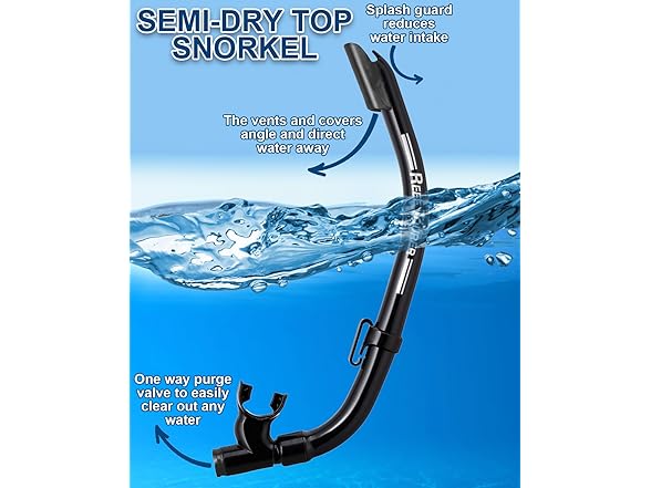 Reef Tourer Adult Mask & Snorkel Combo Set