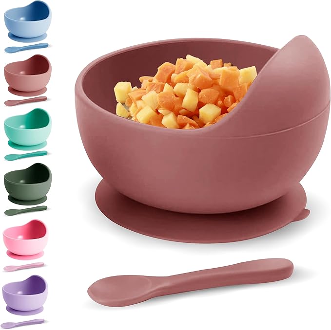 3 Pack Baby Suction Bowls with Spoon - Gallery 12