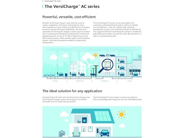SIEMENS VersiCharge Commercial 48Amp EV