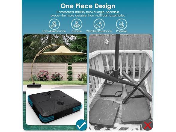 GREENVINES 33.5" Patio-Cantilever-Umbrella-Base