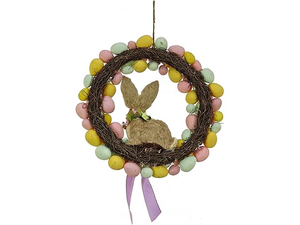 16 Inches Easter Artificial Hanging Wreath