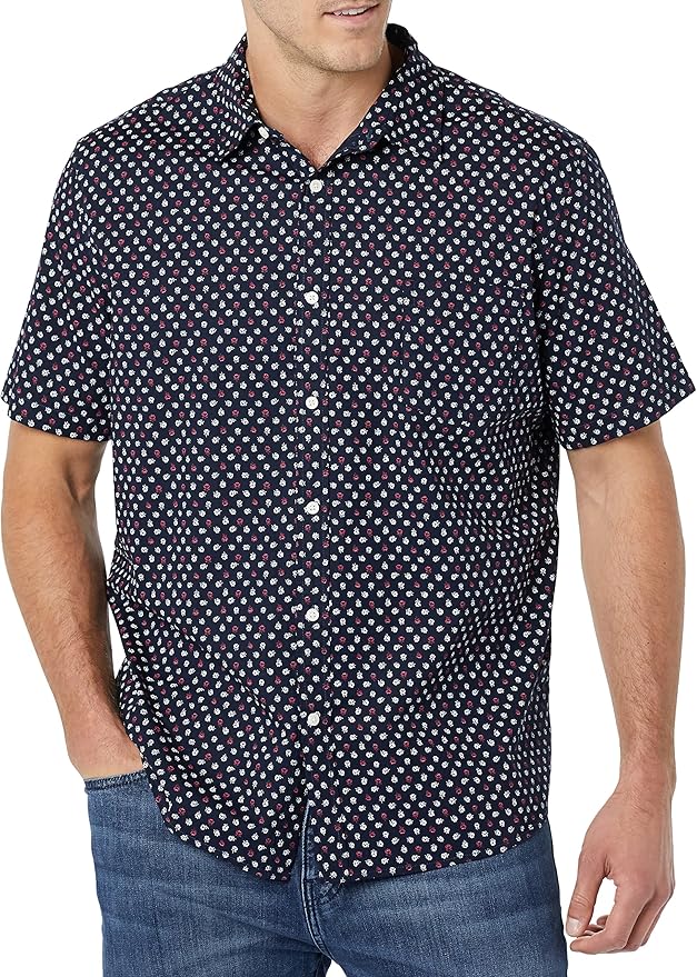 Amazon Essentials Mens SS Dress Shirt w/ Stretch - Gallery 54