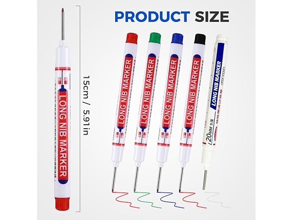 Kruggo CON-24 Long Head Deep Hole Marker