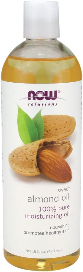 NOW Sweet Almond Oil 16 Fl Oz 1 Pack - Gallery 2