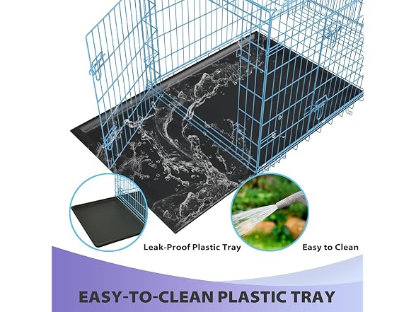 BestPet | Dog Crate | 48" | Blue | Foldable