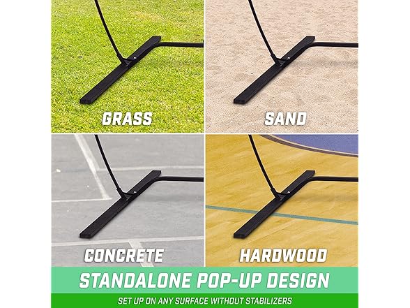 GoSports 12 ft Freestanding Volleyball Training Net