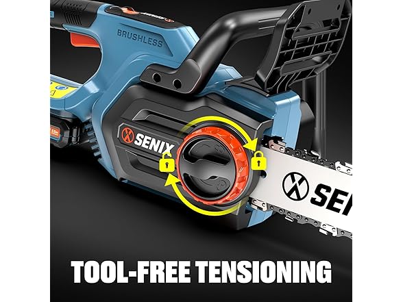 0.73 HP 10" SENIX Cordeless Chainsaw 