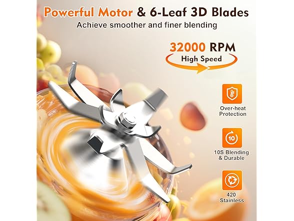 Nilpferd 3-in-1 Blender and Food Processor