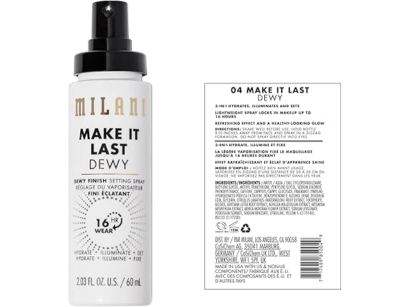 Milani Setting Spray + Primer