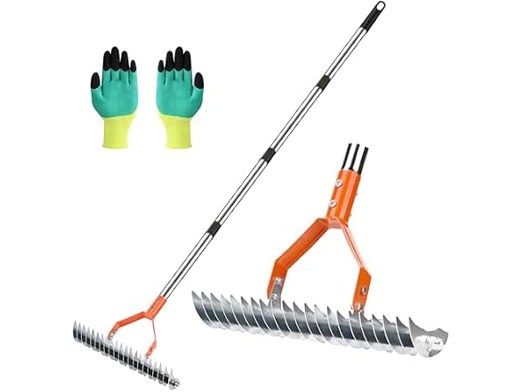 Hivenlly 15" Thatch Rake
