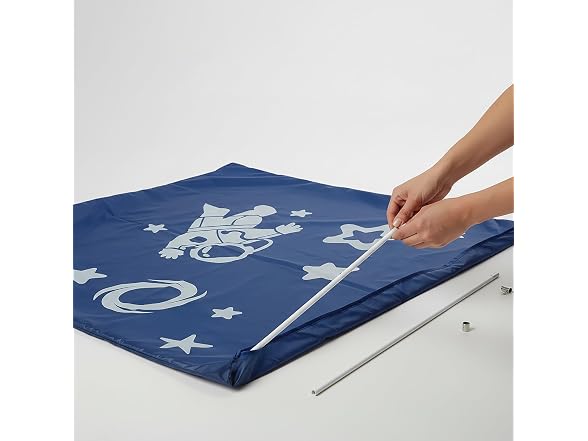 Fun Express 45" x 40" Glow-in-The-Dark Outer Space Polyester Sleepover Tent