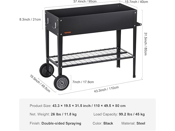 VEVOR Raised Garden Bed