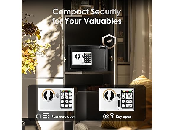 ADIMO 0.5 Cubic Feet Hidden Home Safe